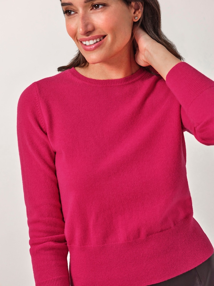 Pure Collection Cashmere Crop Jumper - Image 3 of 3