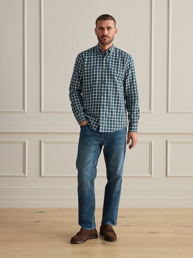 Green Signature Check Shirt - Image 2 of 8
