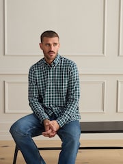 Green Signature Check Shirt - Image 4 of 8