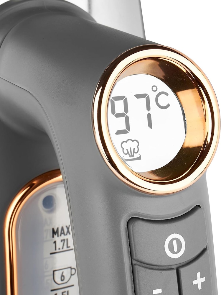 Haden Chrome Rose Gold Dorchester Digital Variable Temperature Kettle - Image 6 of 6