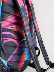 Black/Purple Wave Backpack - Image 6 of 8