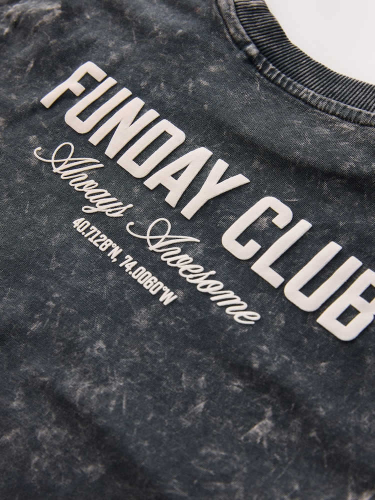 Sprana črna - Majica z dolgimi rokavi in grafičnim potiskom (3mesecev–8let) - Slika 4 iz 4 Sprana črna - Majica z dolgimi rokavi in grafičnim potiskom (3mesecev–8let) - Slika 4 iz 4