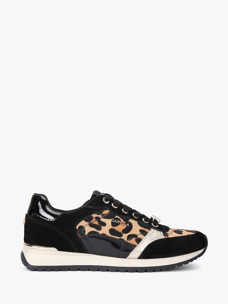Carvela Black Florencia Trainers - Image 1 of 4