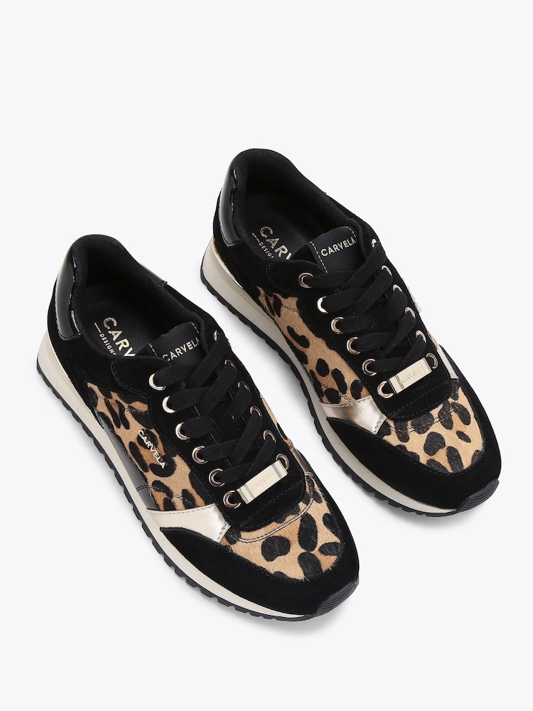 Carvela Black Florencia Trainers - Image 2 of 4