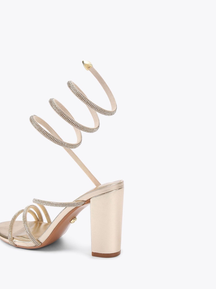 Carvela Swirly Block Heel Sandals - Slika 2 iz 4