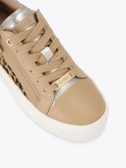 Carvela Brown Statement Zip Trainers - Image 3 of 4