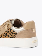 Carvela Brown Statement Zip Trainers - Image 4 of 4