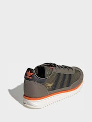 Caqui/negro - adidas Originals SL 72 RS Elastic Laces Kids Trainers - Imagen 4 de 10