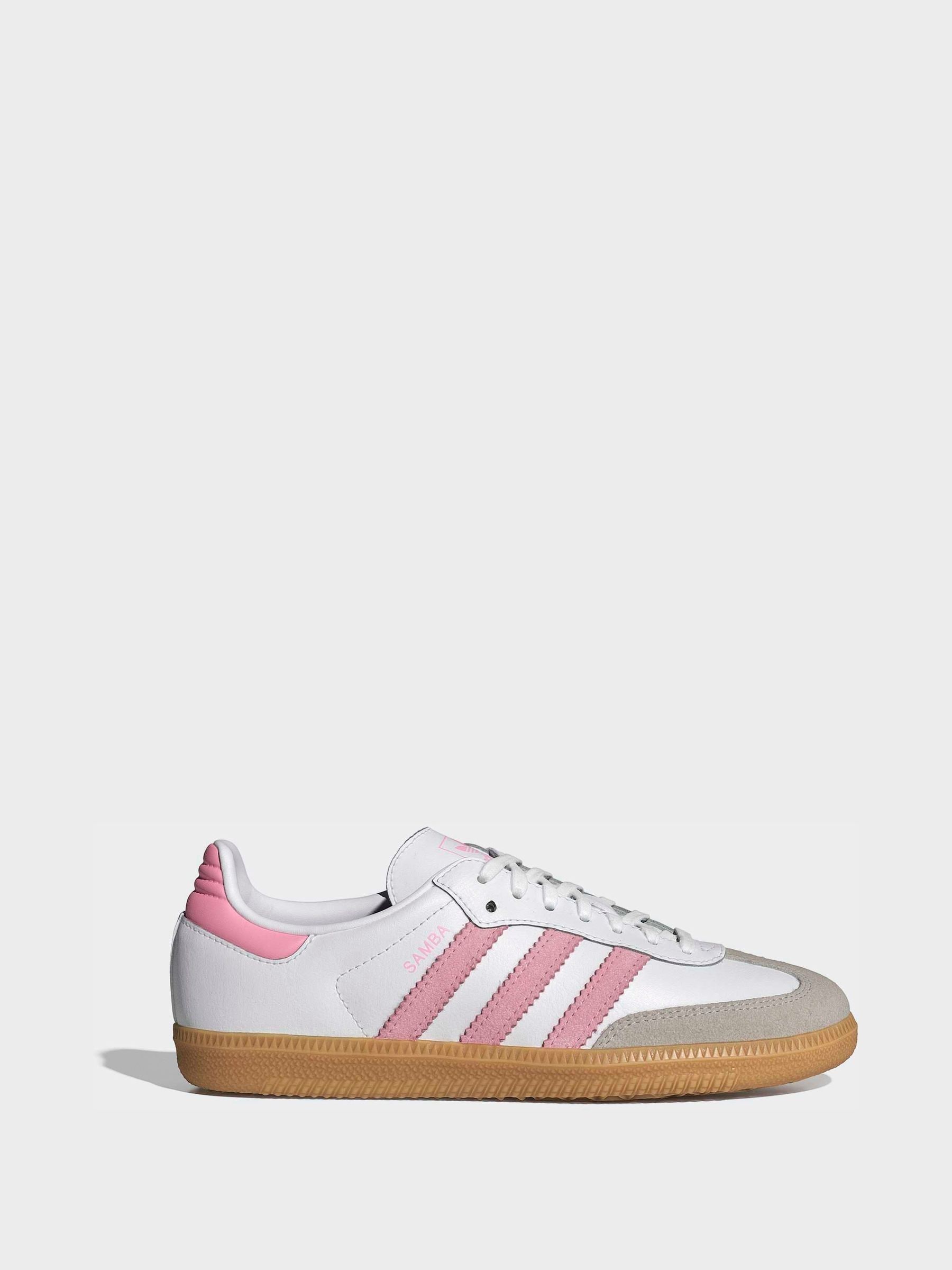 W ★★2 Buy adidas Originals White/Pink Samba OG Junior Trainers from Next