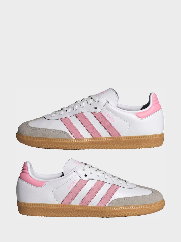 adidas gazelle silver green womens adidas Samba OG 'Cloud White Core Black Gum' Toddler Shoes 5