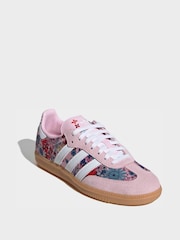 adidas Originals Lilac/Pink Samba OG x Liberty London Junior Trainers - Image 4 of 10