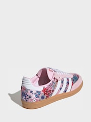 adidas Originals Lilac/Pink Samba OG x Liberty London Junior Trainers - Image 5 of 10