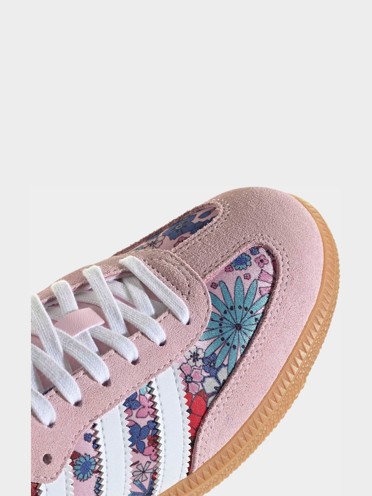 Buy adidas Originals Lilac/Pink Samba OG x Liberty London Junior Trainers  from Next Indonesia