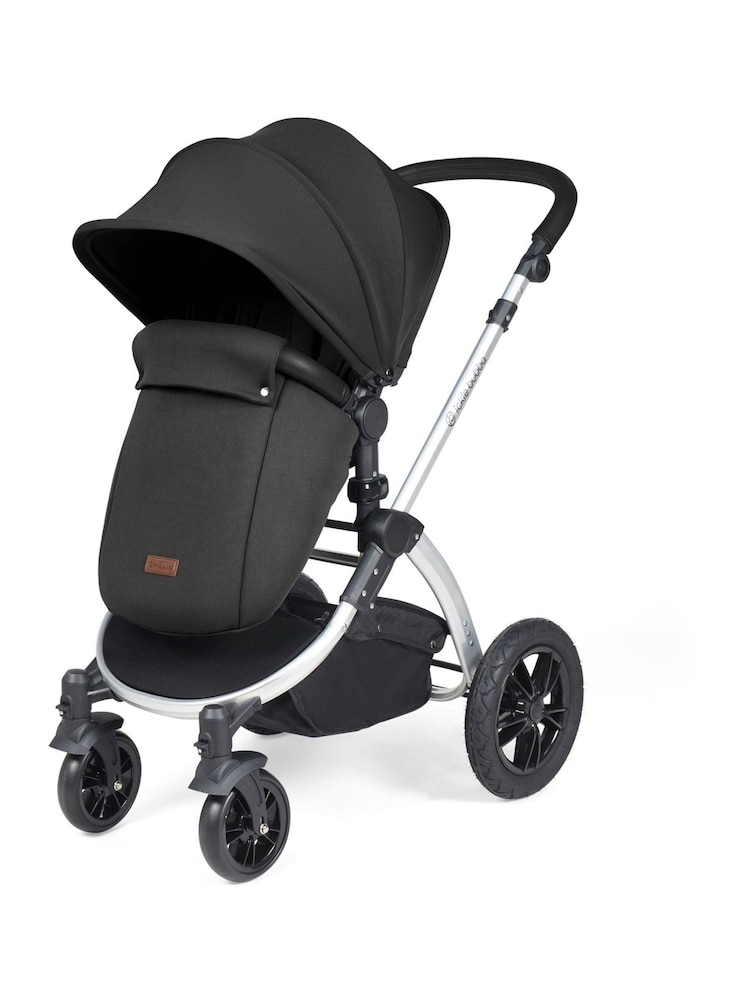 Ickle Bubba 12 Piece Black Stomp Luxe Travel System with iSize Cirrus Car Seat - Image 2 of 5