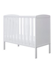 Ickle Bubba White Coleby Space Saver Cot and Premium Sprung Mattress - Image 2 of 6