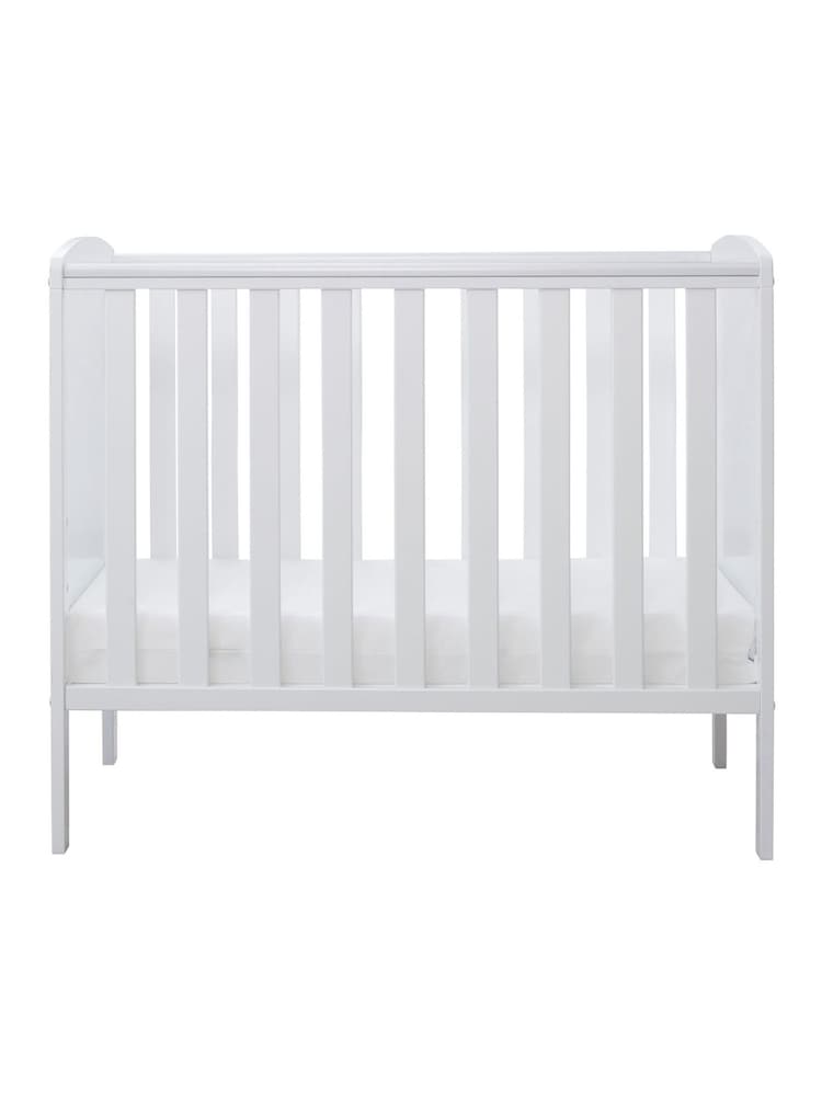Ickle Bubba White Coleby Space Saver Cot and Premium Sprung Mattress - Image 6 of 6