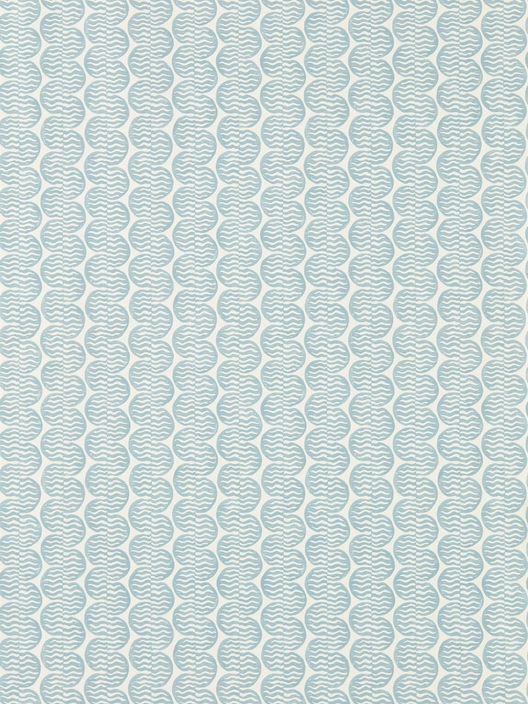 Scion Coast Blue Raft Stripe Oakham A4 Wallpaper - Image 1 of 1