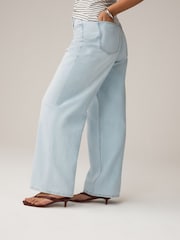 Bleach Blue Hourglass Wide Leg Jeans - Image 3 of 6