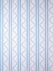 Scion Coast Blue Split Pea Oakham A4 Wallpaper - Image 1 of 1