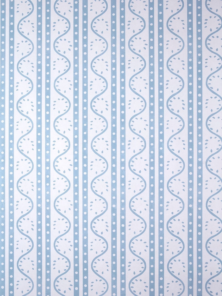 Scion Coast Blue Split Pea Oakham A4 Wallpaper - Image 1 of 1
