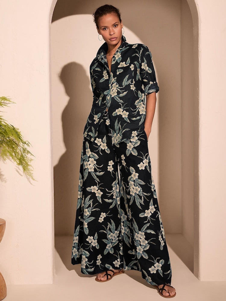 Lands' End Black Palazzo Trousers - Image 1 of 2