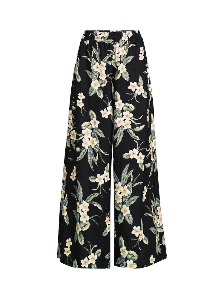 Lands' End Black Palazzo Trousers - Image 2 of 2 Lands' End Black Palazzo Trousers - Image 2 of 2