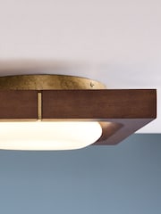 MADE.COM Wood Coffer Flush Light - Image 2 of 5