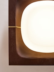 MADE.COM Wood Coffer Flush Light - Image 3 of 5
