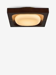MADE.COM Wood Coffer Flush Light - Image 4 of 5
