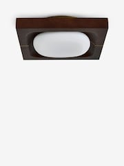 MADE.COM Wood Coffer Flush Light - Image 5 of 5