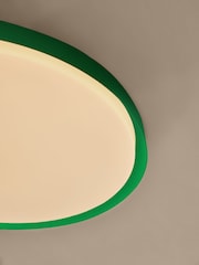 MADE.COM Green Nura Flush Bathroom Ceiling Light - Image 3 of 5