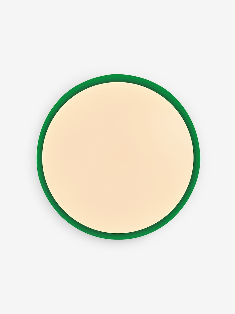 MADE.COM Green Nura Flush Bathroom Ceiling Light - Image 5 of 5