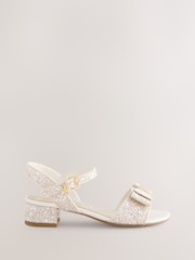 Baker by Ted Baker Ocassion Glitter Ankle Strap Sandals - Image 2 of 5