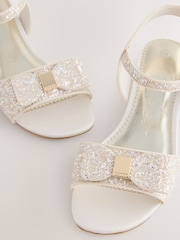 Baker by Ted Baker Ocassion Glitter Ankle Strap Sandals - Image 3 of 5