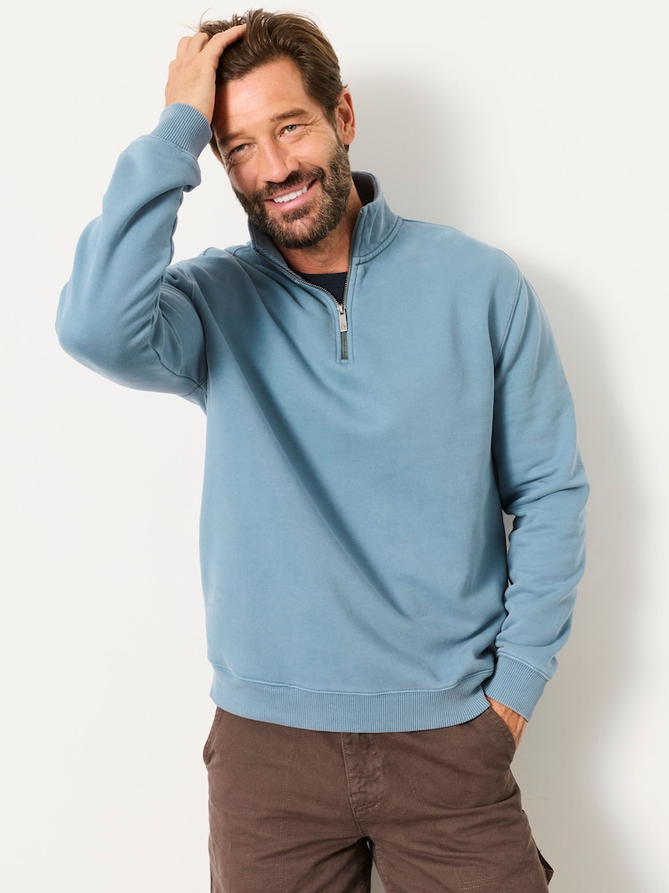 FatFace Quarter Zip Sweatshirt - Obraz 1 z 6