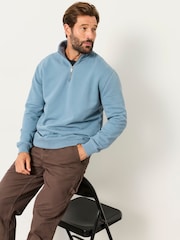 FatFace Quarter Zip Sweatshirt - Obraz 5 z 6