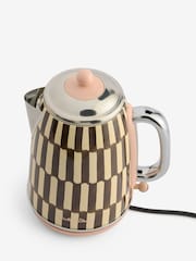 Poodle & Blonde Brown/Cream Glaze Print Kettle - Image 3 of 6