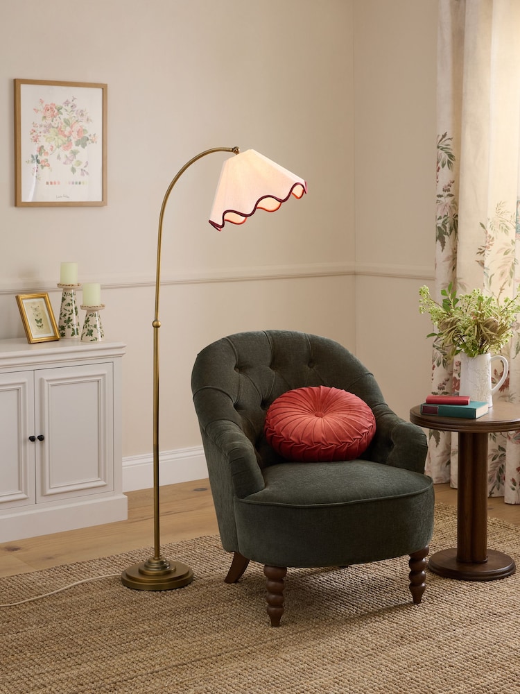 Laura Ashley Brass Moseden Floor Lamp - Image 1 of 6