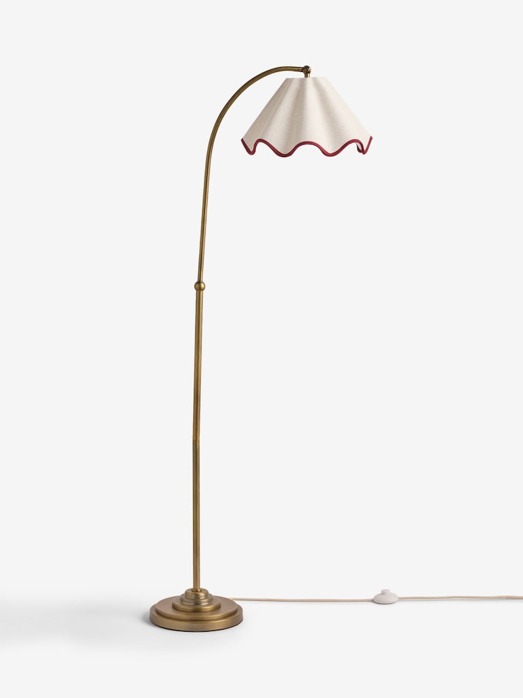 Laura Ashley Brass Moseden Floor Lamp - Image 6 of 6
