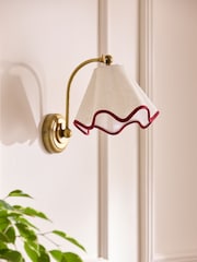 Laura Ashley Brass Moseden Wall Light - Image 2 of 6