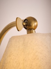 Laura Ashley Brass Moseden Wall Light - Image 3 of 6