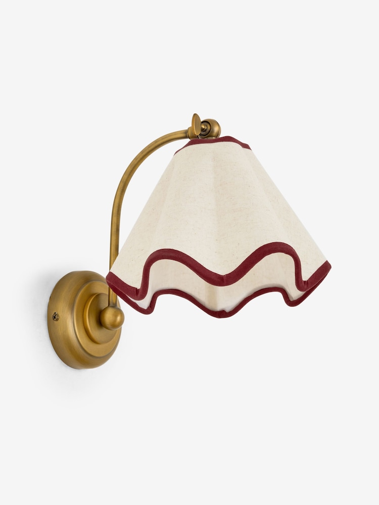 Laura Ashley Brass Moseden Wall Light - Image 6 of 6