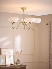 Laura Ashley Brass Josephine Ceiling Light - Image 1 of 6