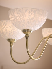 Laura Ashley Brass Josephine Ceiling Light - Image 3 of 6