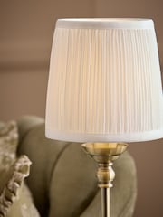 Laura Ashley Brass Newenden Mains Operated Table Lamp - Image 3 of 6