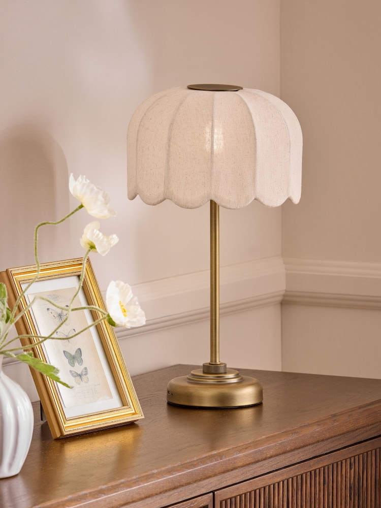 Laura Ashley Cream Pickwell Table Lamp - Image 1 of 7