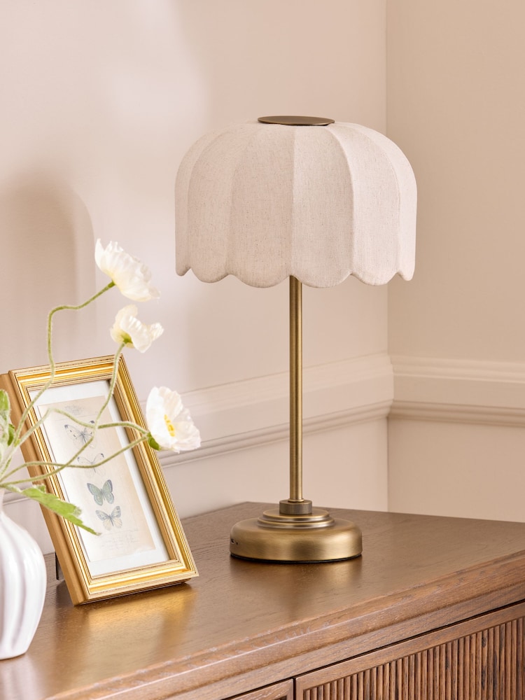 Laura Ashley Cream Pickwell Table Lamp - Image 2 of 7
