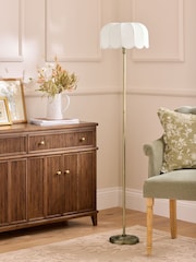 Laura Ashley Cream Pickwell Floor Light - Image 2 of 8