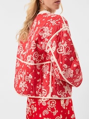 Accessorize Red Paisley Heart Quilted Jacket - Image 2 of 5