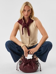 Accessorize Natural Heart Button Knit Waistcoat - Image 3 of 5